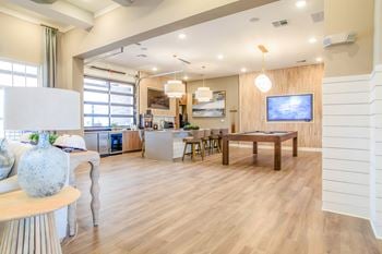 Resident clubroom with flat screen tv's